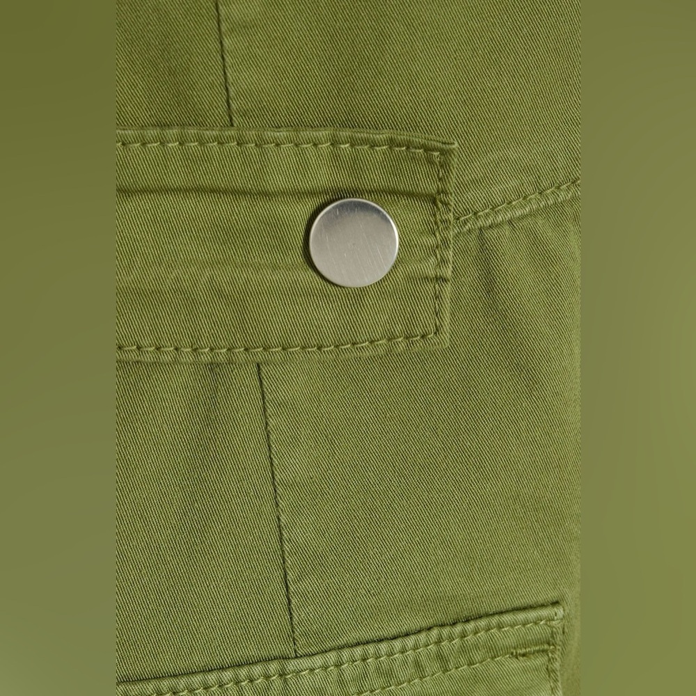 Good American Oversized Army Green Jumpsuit | Size 0 (XS-S) - Picture 6 of 16